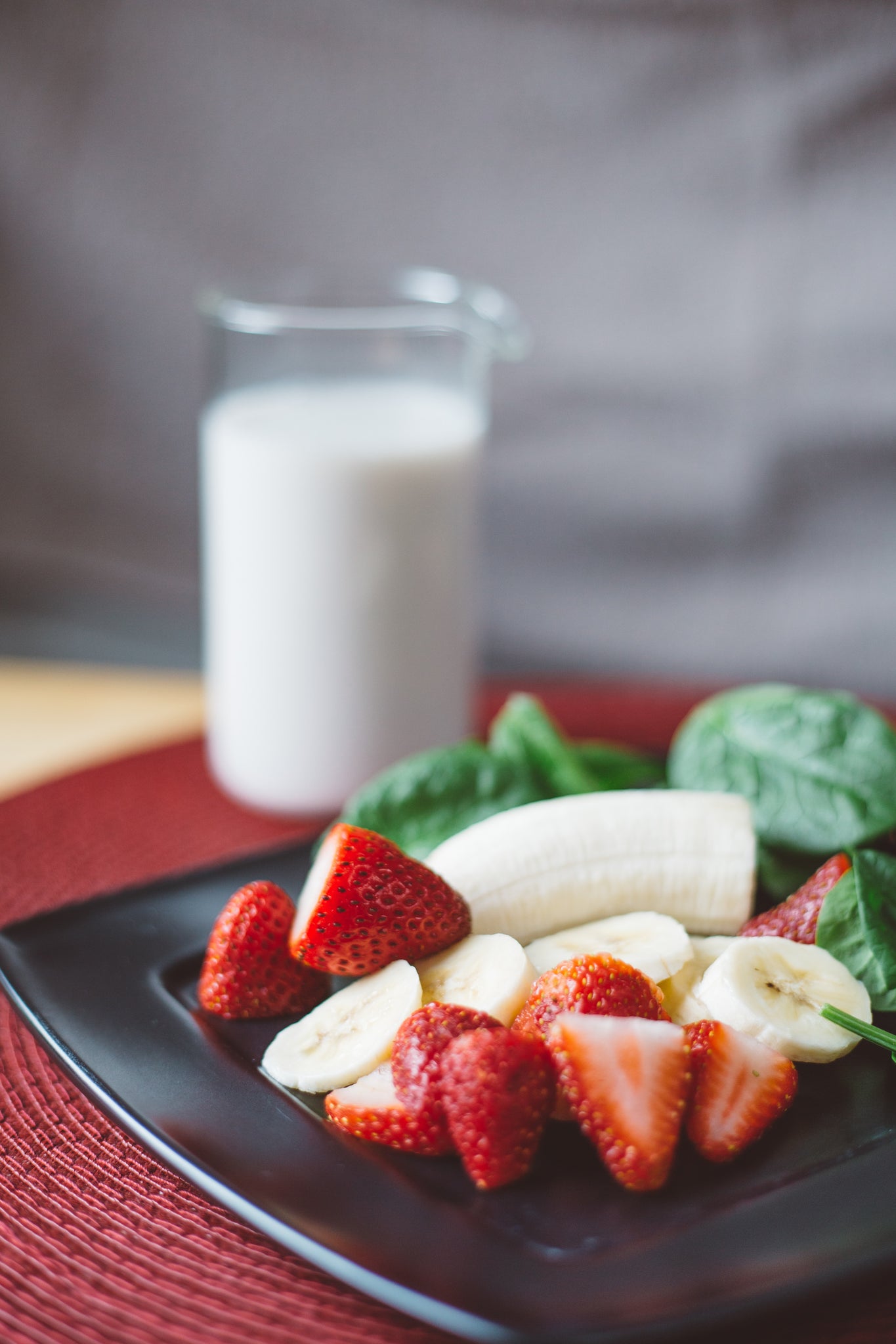 Probiotic Banana/Strawberry Smoothie